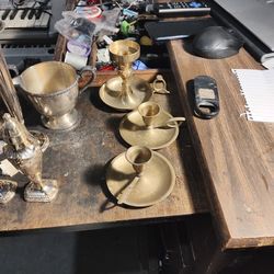 Brass Candle Holders From India