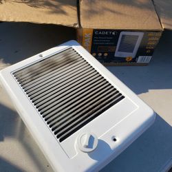 Cadet Com-Pak Fan Forced Heater On