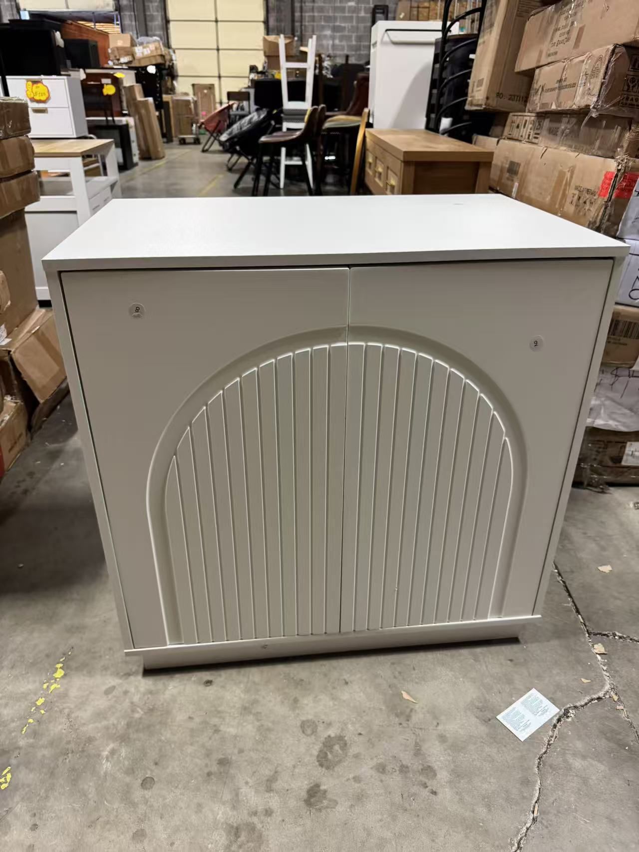 Cat Litter Box Enclosure Litter Box Furniture Large white $70