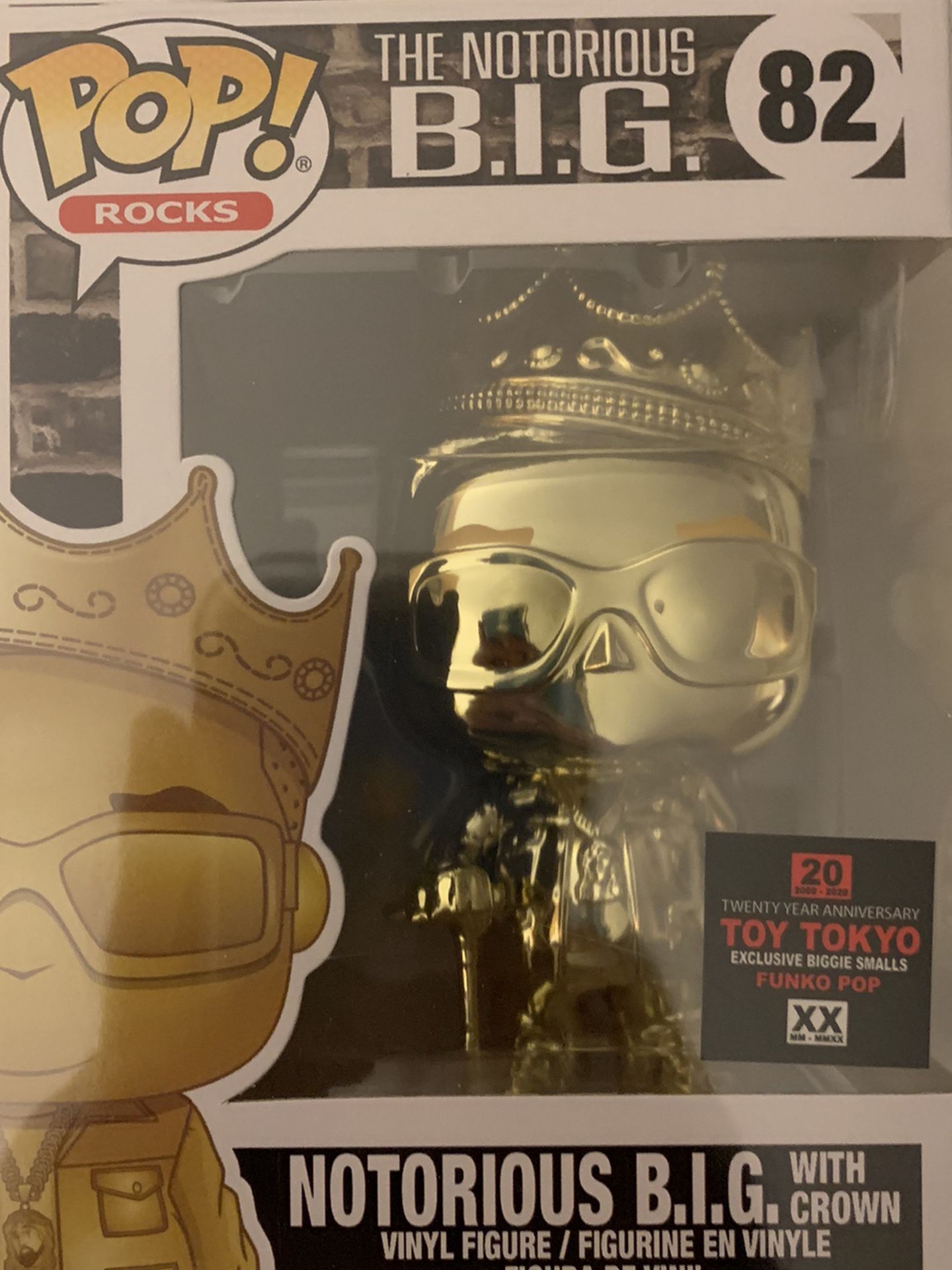 Funko Pop Toy Tokyo Exclusive Notorious B.I.G. With Crown