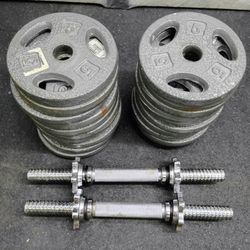 CAP Adjustable Dumbbell Set With 100 Lbs Of Weight Plates