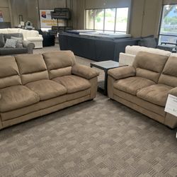 Taupe Brown Sofa Set * Free Delivery*
