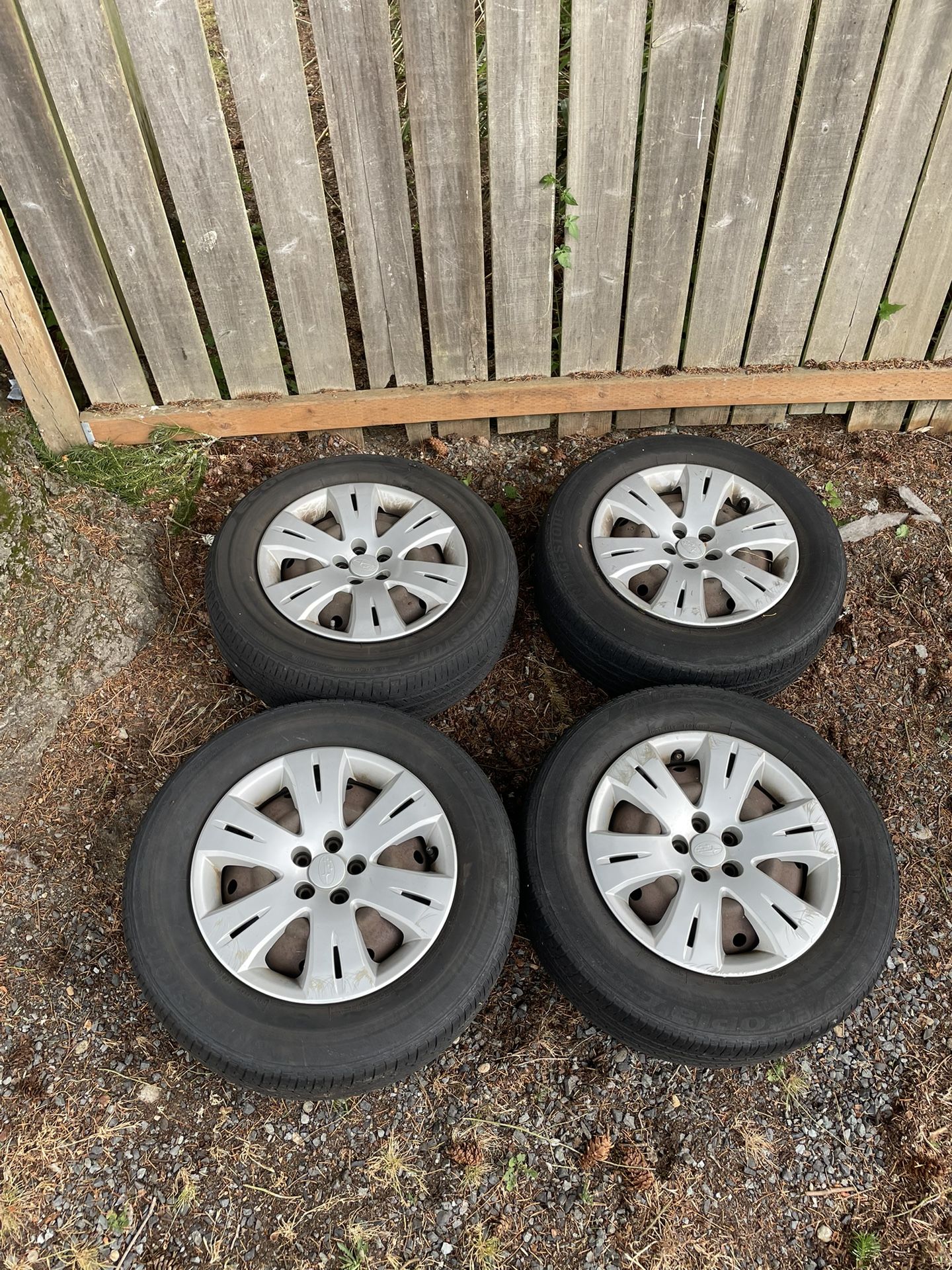 Bridgestone Ecopia 215/65r16 Subaru 16” Wheels and Tires