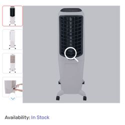 Honeywell TC30PEU Evaporative Tower Air Cooler with Fan and Humidifier, Washable Dust Filter, 470 CFM - 7.9 Gallon Tank, White