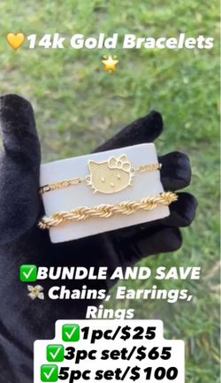 ✨14K Gold Dipped Jewelry (READ DESCRIPTION)