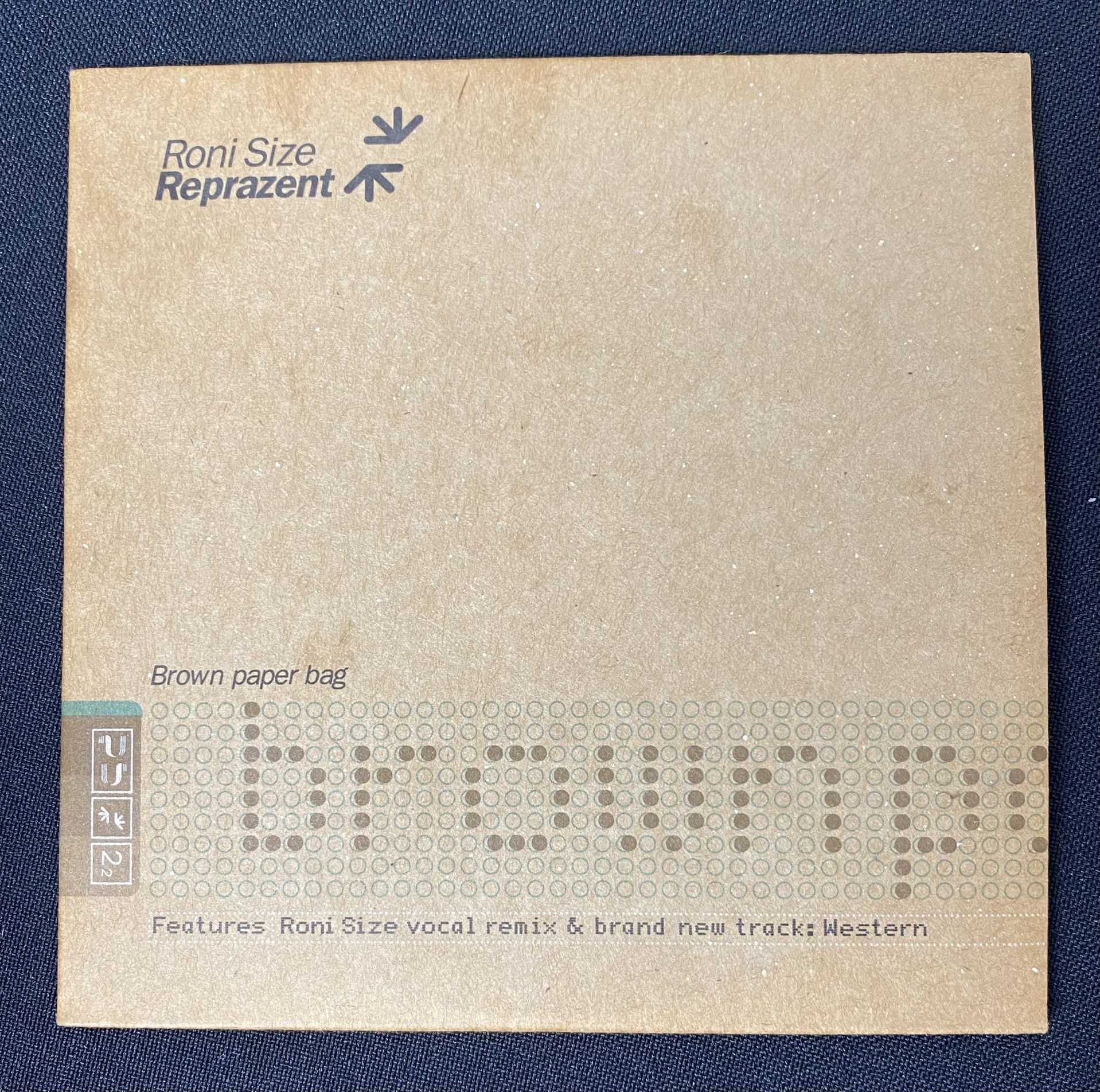 Roni Size Reprazent Western / Brown Paper Bag CD Single 1997 CD TLCC28 (Rare Collectors Item!)