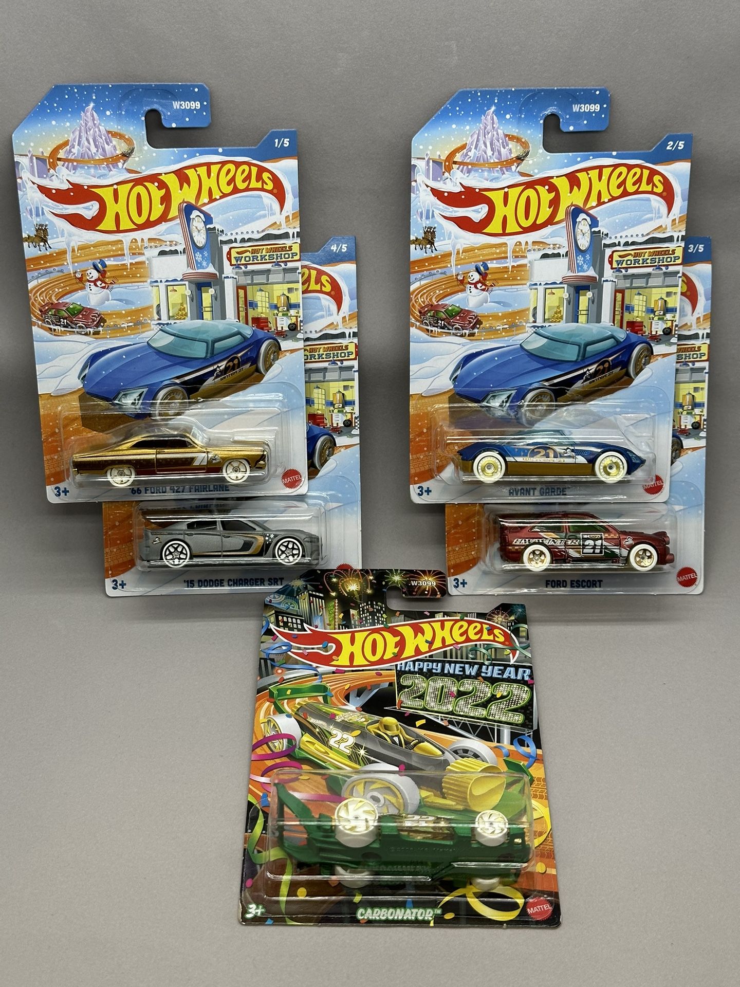 Hot Wheels 2021 Holiday Collection - New In Packaging