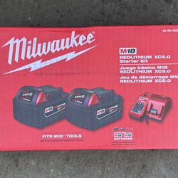 M18 18-Volt Lithium-Ion XC Starter Kit with Two 5.0Ah Batteries and Charger