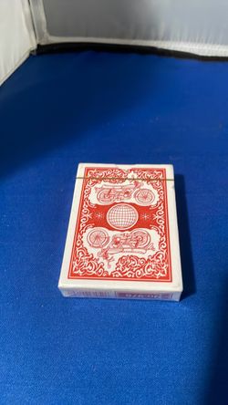 Red Decorative Playing Card Deck Motor Brard