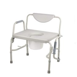 Heavy Duty Drop Arm Bariatric Commode