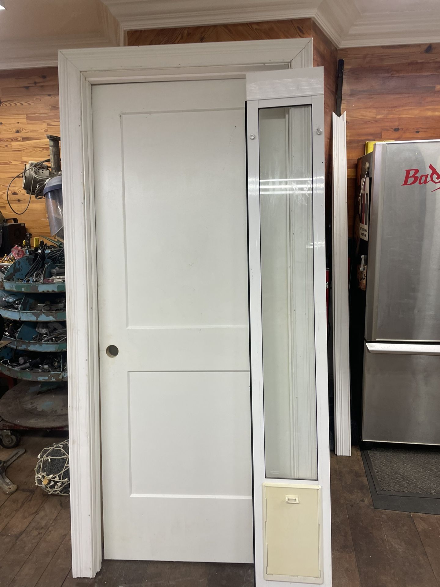 Pet door for sliding glass door