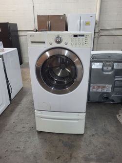 🌡Hot Summer Sale! LG Front Load Washer on Pedestal  - Warranty Included