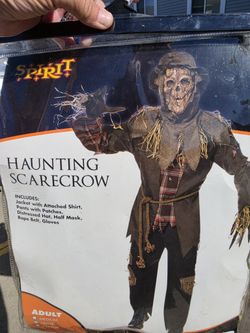 Spirit Halloween Haunting Scarecrow Costume – Adult Large