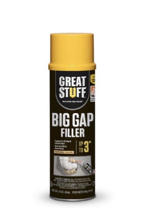 Great Stuff Big Gap Insulating Foam Sealant Spray W/ Quick Stop Straw