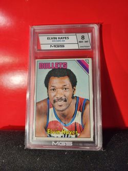 1975 Topps #60 Elvin Hayes HOF basketball card  MGS 8 NM-MT.