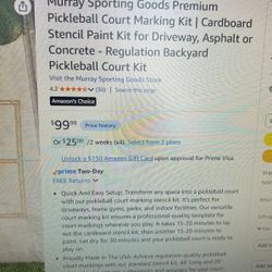 Pickleball Court Marking Kit