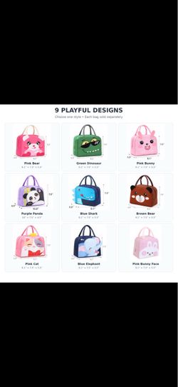 Kids’ Lunch Bags – Multiple Designs – $6 Each