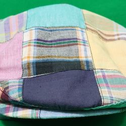 VTG 60’s Indian Madras Newsboy Cabbie Union Made SIZE: LARGE (Hat Cap)