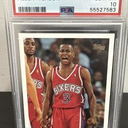 Allen Iverson Rookie Card PSA 10 
