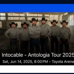 Intocables  Dos Boletos F6