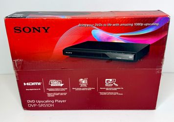 Sony DVP-SR510H HDMI DVD Player 1080p Upscaling w/ Remote | Open Box w/ Dent!