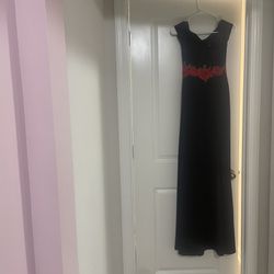Floor Length, Black Dress