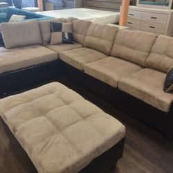 New Sectional Sofa With Ottoman