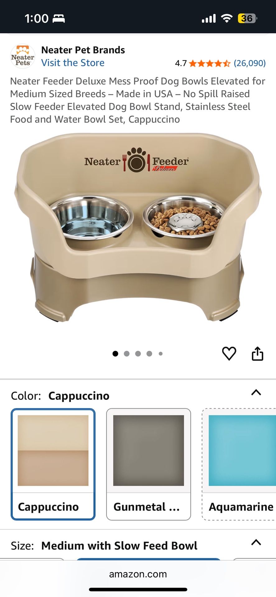 LIKE NEW Neater Feeder (Raised Pet Bowls with Built-in Water Collecting Basin)