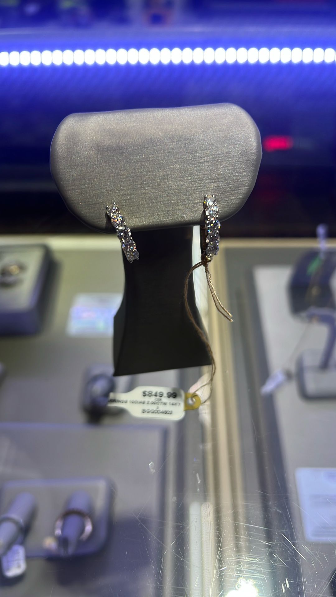 14k Gold Diamond Earrings