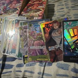 One Piece Cards and boxes