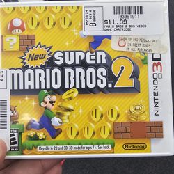 New Super Mario Bros 2. ASK FOR RYAN. #10(contact info removed)