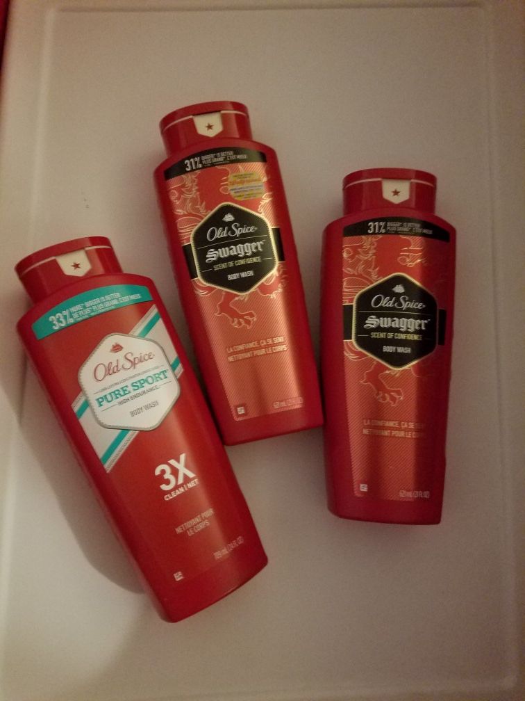 3 Old Spice BODY WASH 621 ml $12 for all
