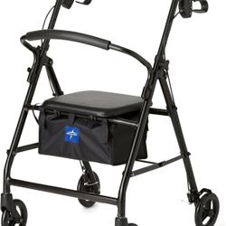 Medline Steel Rollator Walker 