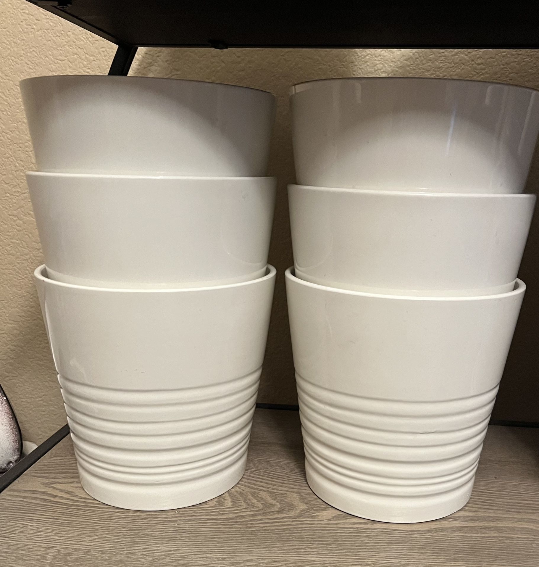 IKEA Muskot Plant Pots X 6