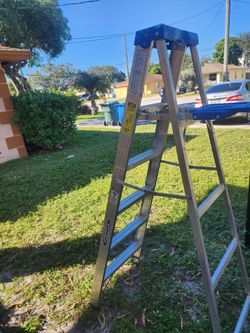 6' aluminum step ladder