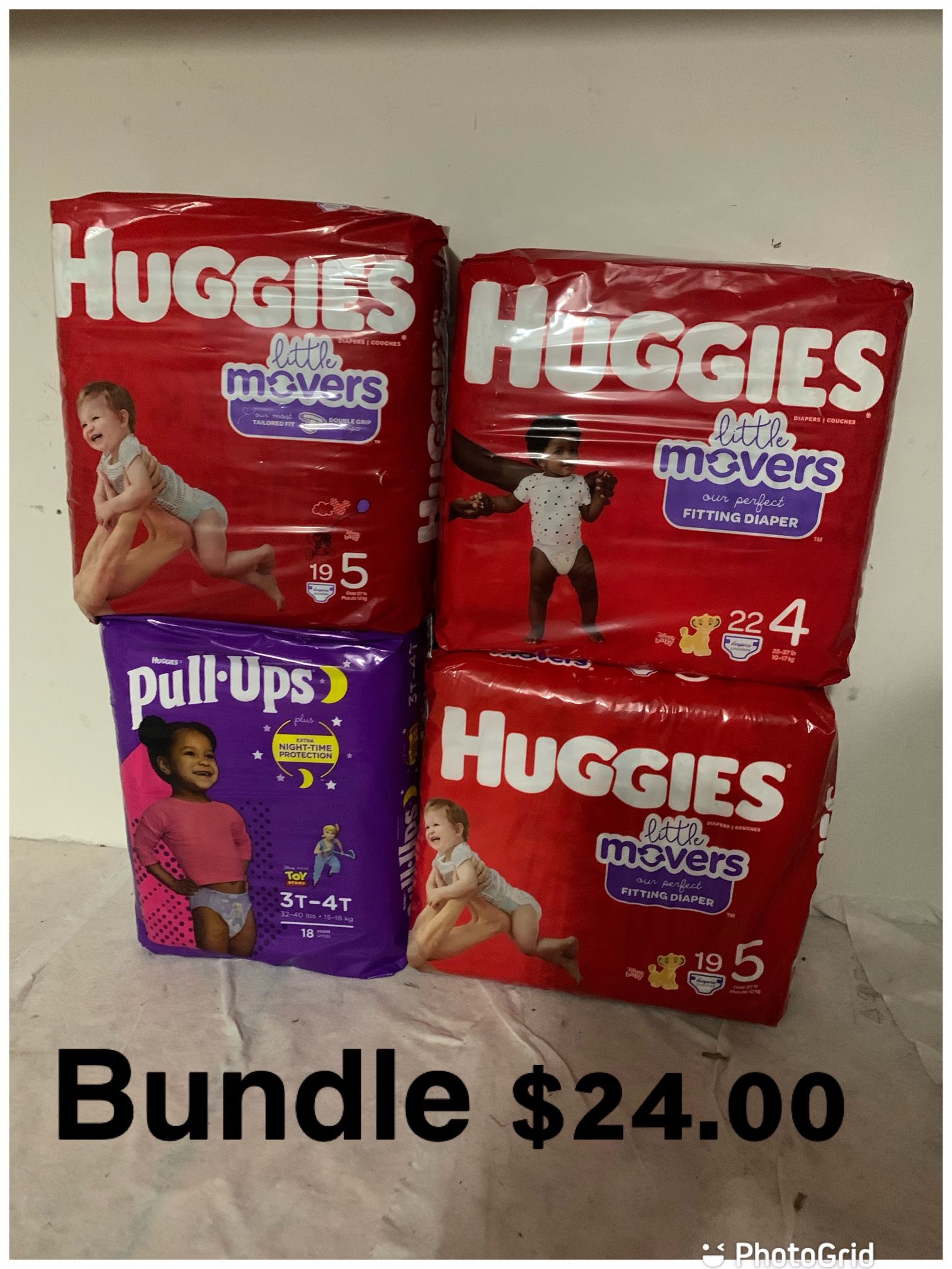 Huggies Bundle Diapers Pullups