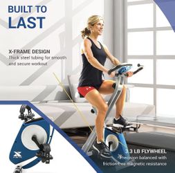 XTerra folding stationary exercise bike