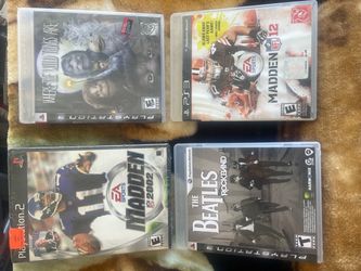 PLAY STATION 2 & 3 VIDEO GAMES
