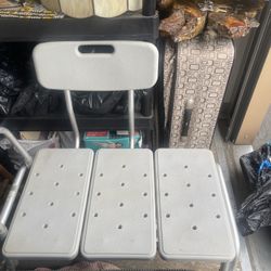 Nice Clean Shower Bench 