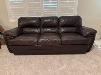 Leather sofa