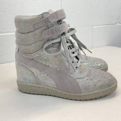 PUMA SKI WEDGE IRI SUEDE WOMEN’S SHOES SIZE 8