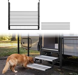 FXW RV Step Grid, Dog Barrier for RV Stairs Up to 32" Wide, Patented