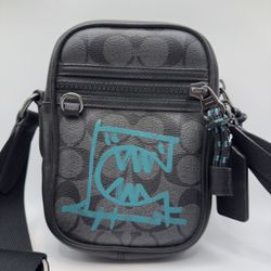 Coach x Jean Michel Basquiat Mens Cross BodyBag