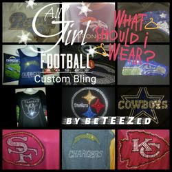 Sports Custom Bling shirts & hoodies