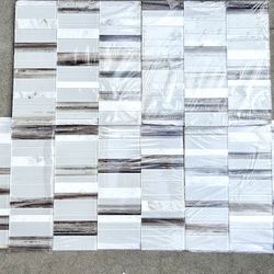 Glass And Marble Tile Mosaic 