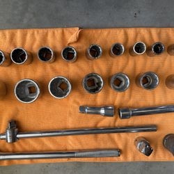 20 Piece 3/4” Drive Socket Wrench Set SAE