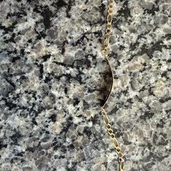 10kt Bracelet And Rope Chain