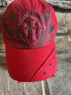 Red Cross Hat Adjustable 