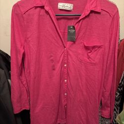 NEW W tags Abercrombie And Fitch Size Small Long Sleeve Shirt