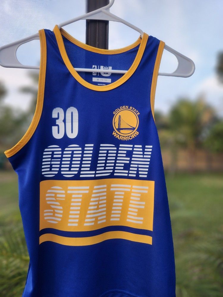 Golden State Curry #30 Jersey Tank - Youth Medium